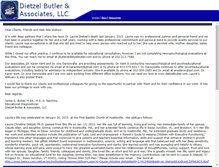 Tablet Screenshot of dietzelbutler.com